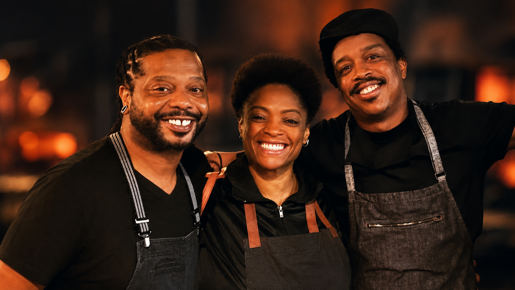 Sol Roots founders — Joseph Hall, Courtney Smith, Ferman Twain Jr.